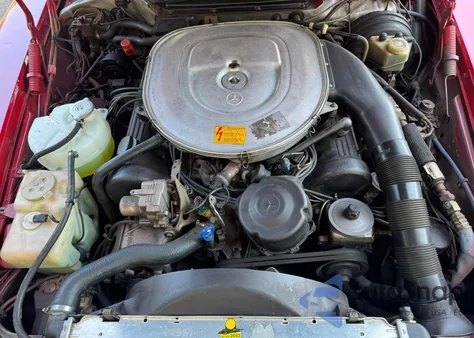 1987 Mercedes-Benz 560 Sl из США, поврежденный, VIN WDBBA48D3HA064333